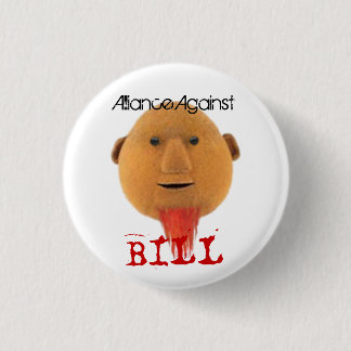 Chapa Redonda De 2,5 Cm Alliance contra Bill