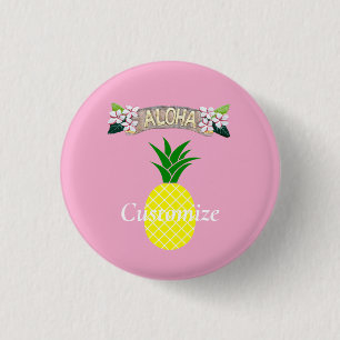 Chapa Redonda De 2,5 Cm Aloha Pineapple Thunder_Cove