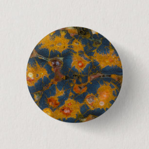 Chapa Redonda De 2,5 Cm Amapola Jasper