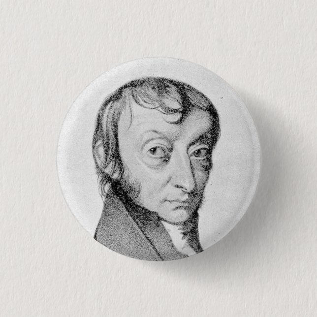 Chapa Redonda De 2,5 Cm Amedeo Avogadro (Anverso)