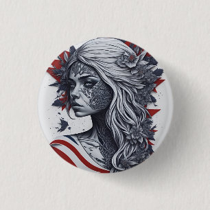 Chapa Redonda De 2,5 Cm american fan 18