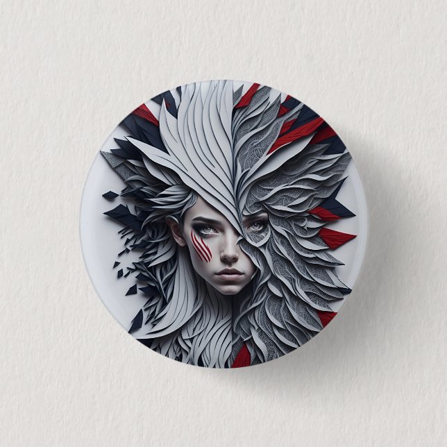 Chapa Redonda De 2,5 Cm american fan 19 (Anverso)