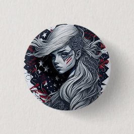 Chapa Redonda De 2,5 Cm american fan 25