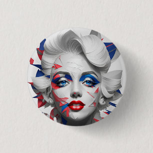 Chapa Redonda De 2,5 Cm american fan 27