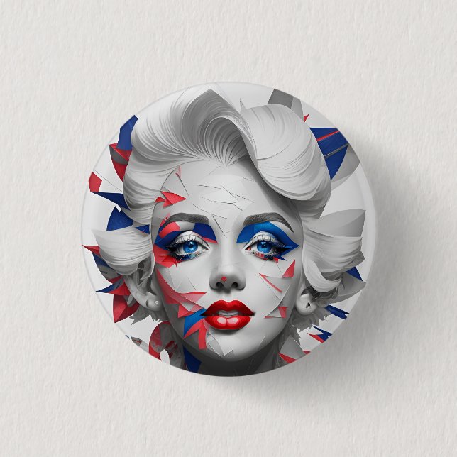 Chapa Redonda De 2,5 Cm american fan 27 (Anverso)