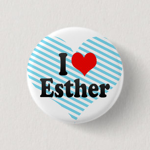 Chapa Redonda De 2,5 Cm Amo a Esther