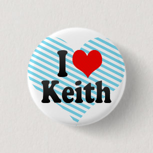 Chapa Redonda De 2,5 Cm Amo a Keith
