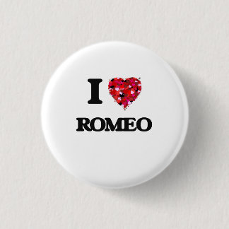 Chapa Redonda De 2,5 Cm Amo a Romeo