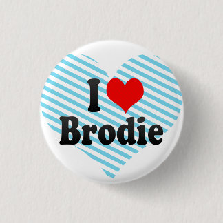 Chapa Redonda De 2,5 Cm Amo Brodie