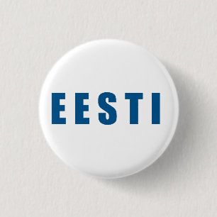 Chapa Redonda De 2,5 Cm Amo el Eesti de Estonia