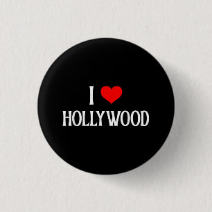 Chapa Redonda De 2,5 Cm Amo Hollywood Me Encanta Hollywood Viajes De Vacac