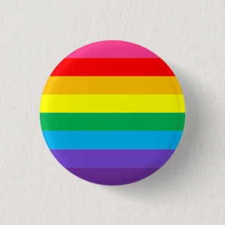 Chapa Redonda De 2,5 Cm ¡Amor o todo de la insignia del orgullo! Bandera