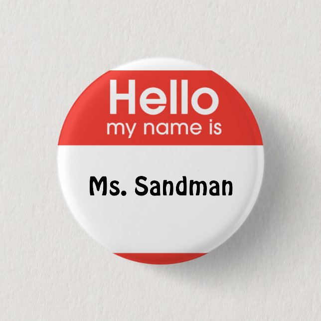 Chapa Redonda De 2,5 Cm anestesia femenina (Anverso)