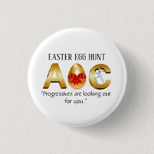 Chapa Redonda De 2,5 Cm AOC Easter Egg Hunt