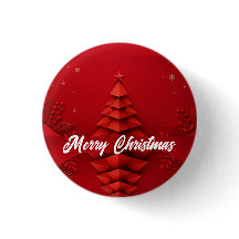 Árbol de Navidad de Papel Fondo Rojo