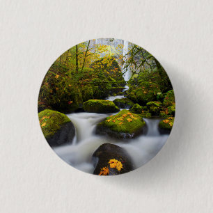 Chapa Redonda De 2,5 Cm Arce de hoja grande de McCord Creek Columbia Gor