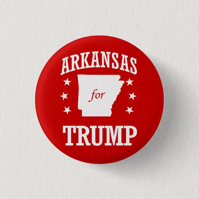 CHAPA REDONDA DE 2,5 CM ARKANSAS PARA TRUMP (Anverso)
