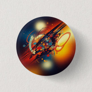 Chapa Redonda De 2,5 Cm Arte abstracto