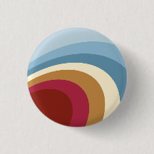 Arte abstracto de onda retro