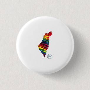 Chapa Redonda De 2,5 Cm Arte de estudio Israel Pride