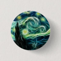Arte del fractal de Van Gogh de la noche