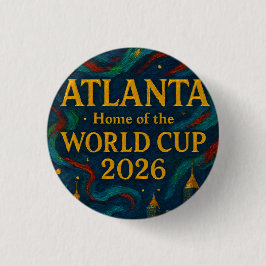 Chapa Redonda De 2,5 Cm Arte Elegante del Fútbol de Atlanta 2026
