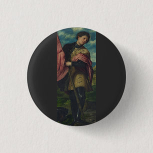 Chapa Redonda De 2,5 Cm Arte heroico mártir San Alejandro de Roma