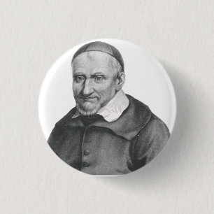 Chapa Redonda De 2,5 Cm Arte Misericordia Suave de San Vicente de Paúl