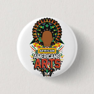 Chapa Redonda De 2,5 Cm Artes afroamericanas