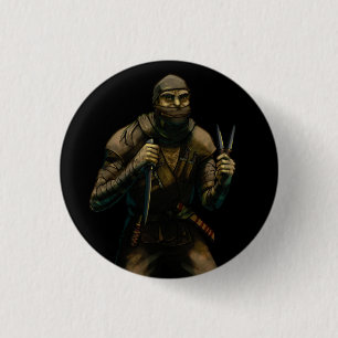Chapa Redonda De 2,5 Cm Asesino de Orc