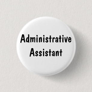 Chapa Redonda De 2,5 Cm Asistente Administrativo