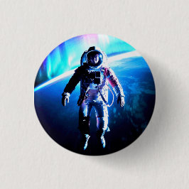 CHAPA REDONDA DE 2,5 CM ASTRONAUT UNTETHERED 