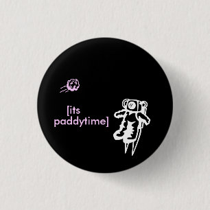 Chapa Redonda De 2,5 Cm astronauta