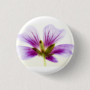 Chapa Redonda De 2,5 Cm Atardecer de piedra de mosaicos de flores violetas