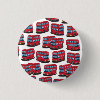 Chapa Redonda De 2,5 Cm Autobús de Londres