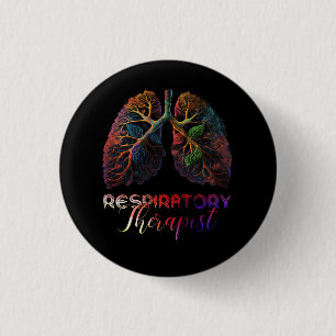 Chapa Redonda De 2,5 Cm Auxiliar de Terapia Respiratoria RT Semana de Aten