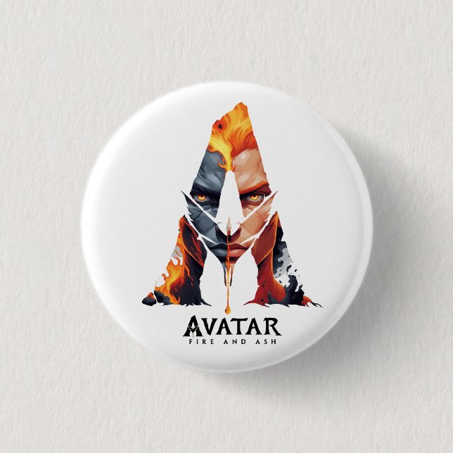 Chapa Redonda De 2,5 Cm Avatar: Fire and Ash (Anverso)