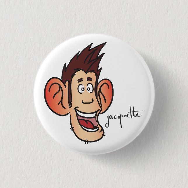 Chapa Redonda De 2,5 Cm avatar jacquette fabuloso (Anverso)