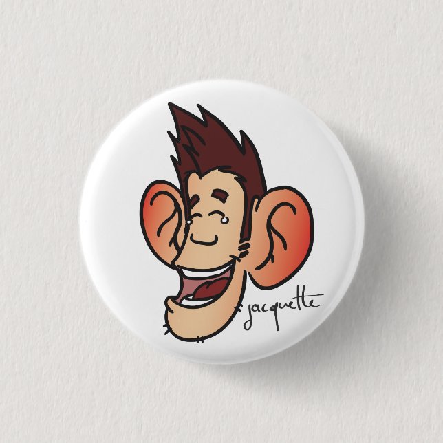 Chapa Redonda De 2,5 Cm avatar jacquette risueño (Anverso)