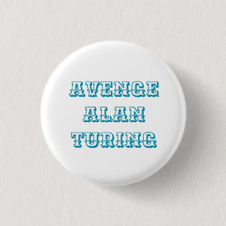 Chapa Redonda De 2,5 Cm Avenge Alan Turing Pin