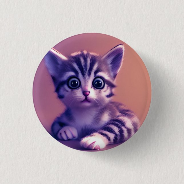 Chapa Redonda De 2,5 Cm ¡Ay! Tarjeta Redonda De 3 Cm (Anverso)