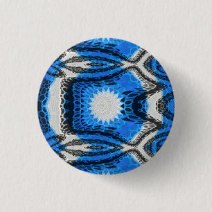 Chapa Redonda De 2,5 Cm Azul atómico