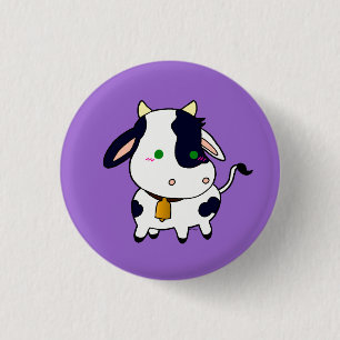 Chapa Redonda De 2,5 Cm Baby Cow