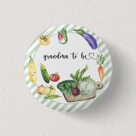 Chapa Redonda De 2,5 Cm Baby Shower de crecimiento local - Abuela para ser