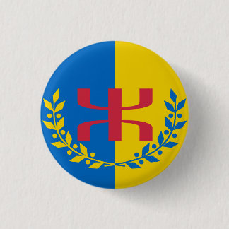 Chapa Redonda De 2,5 Cm Badge drapeau kabylie