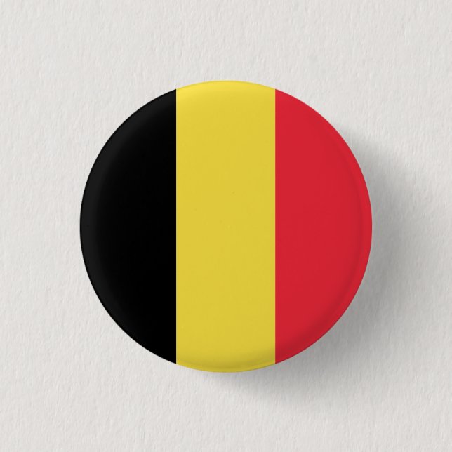 Chapa Redonda De 2,5 Cm Badge Rond 2,50 Cm Drapeau Belgique Tricolore (Anverso)