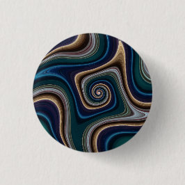 Chapa Redonda De 2,5 Cm Badge - Swirls Cuadrados