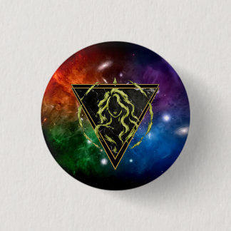 Chapa Redonda De 2,5 Cm Badge Vierge Zodiaque Cadeau Astrologie