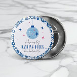 Chapa Redonda De 2,5 Cm Bailarina Queen Greek Música discoteca soltera<br><div class="desc">Folletos musicales griegos de inspiración mediterránea Baile de favores de botón de ducha de novia Reina</div>