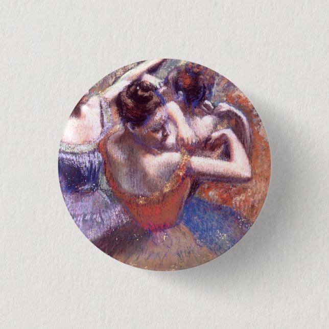 Chapa Redonda De 2,5 Cm Bailarinas 1899 Edgar Degas (Anverso)